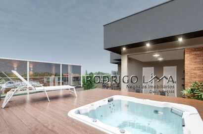 Cobertura duplex alto padrão para venda em São Lourenço MG